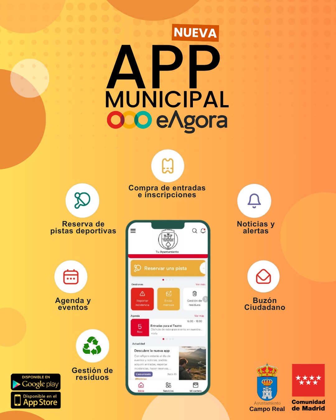 Nueva app municipal eÁgora