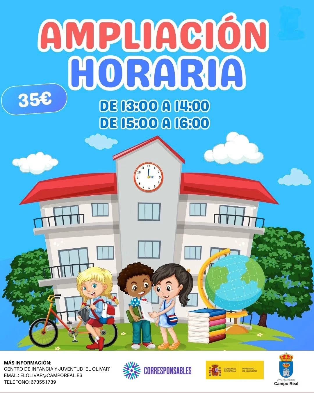 Ampliación Horaria alumnos del colegio