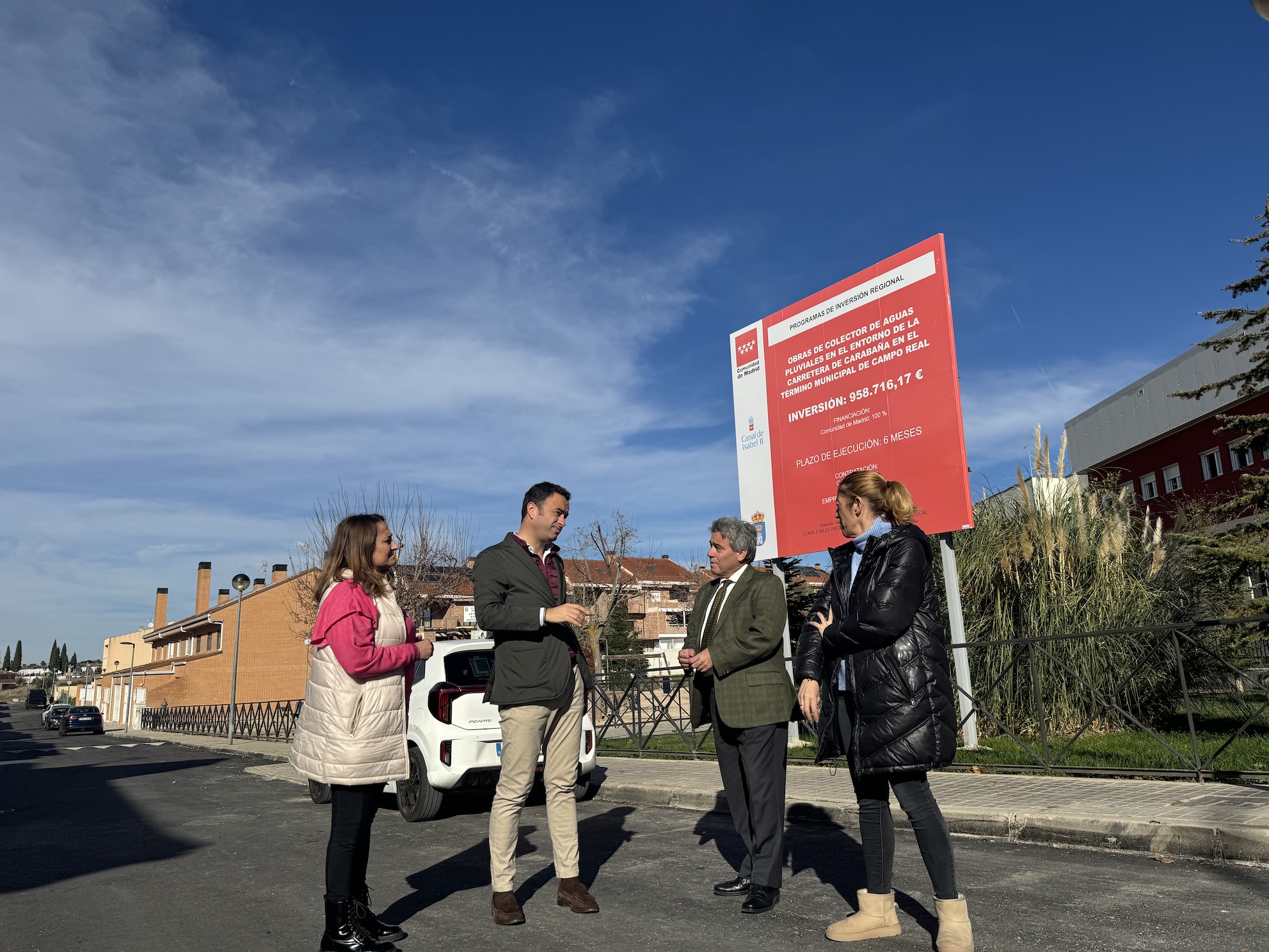 El Ayuntamiento y la Comunidad de Madrid siguen avanzando para invertir 2,4M€ en Campo Real